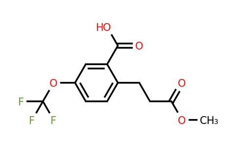 1805723-88-9 | 2-(3-Methoxy-3-oxopropyl)-5-(trifluoromethoxy)benzoic acid