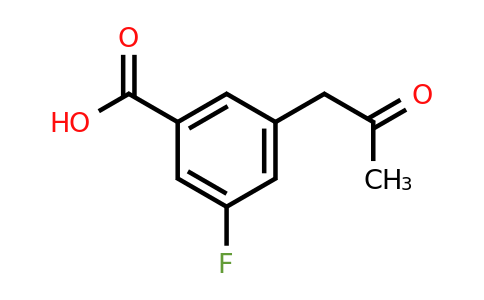 1805724-07-5 | 3-Fluoro-5-(2-oxopropyl)benzoic acid