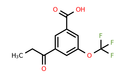 1805724-14-4 | 3-Propionyl-5-(trifluoromethoxy)benzoic acid