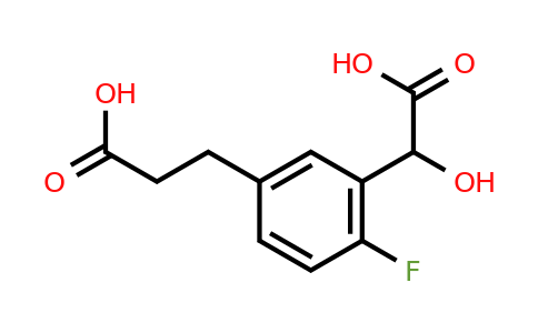 1805724-32-6 | 5-(2-Carboxyethyl)-2-fluoromandelic acid