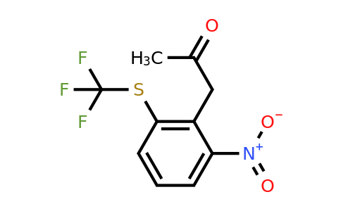 1805724-37-1 | 1-(2-Nitro-6-(trifluoromethylthio)phenyl)propan-2-one