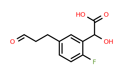 1805724-50-8 | 2-Fluoro-5-(3-oxopropyl)mandelic acid