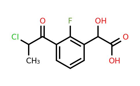 1805724-57-5 | 3-(2-Chloropropanoyl)-2-fluoromandelic acid