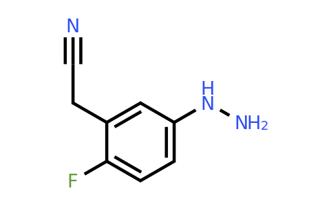 1805724-65-5 | 2-Fluoro-5-hydrazinylphenylacetonitrile