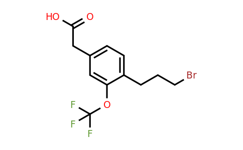 1805724-73-5 | 4-(3-Bromopropyl)-3-(trifluoromethoxy)phenylacetic acid
