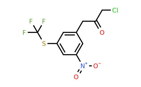 1805724-88-2 | 1-Chloro-3-(3-nitro-5-(trifluoromethylthio)phenyl)propan-2-one
