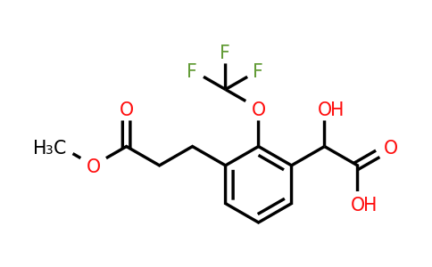 1805725-17-0 | 3-(3-Methoxy-3-oxopropyl)-2-(trifluoromethoxy)mandelic acid