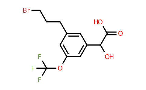1805725-21-6 | 3-(3-Bromopropyl)-5-(trifluoromethoxy)mandelic acid