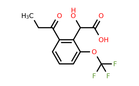 1805725-29-4 | 2-Propionyl-6-(trifluoromethoxy)mandelic acid