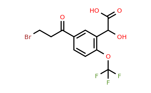 1805725-37-4 | 5-(3-Bromopropanoyl)-2-(trifluoromethoxy)mandelic acid