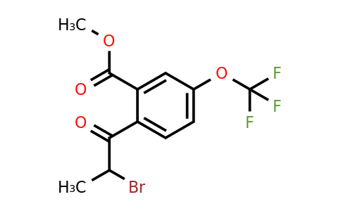 1805725-85-2 | Methyl 2-(2-bromopropanoyl)-5-(trifluoromethoxy)benzoate