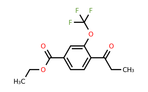 1805726-15-1 | Ethyl 4-propionyl-3-(trifluoromethoxy)benzoate