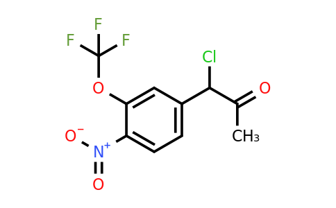 1805727-59-6 | 1-Chloro-1-(4-nitro-3-(trifluoromethoxy)phenyl)propan-2-one