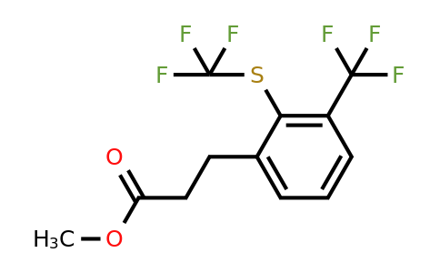 1805727-92-7 | Methyl 3-(3-(trifluoromethyl)-2-(trifluoromethylthio)phenyl)propanoate