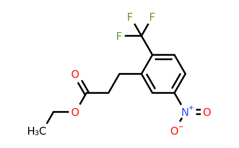 1805728-02-2 | Ethyl 3-(5-nitro-2-(trifluoromethyl)phenyl)propanoate
