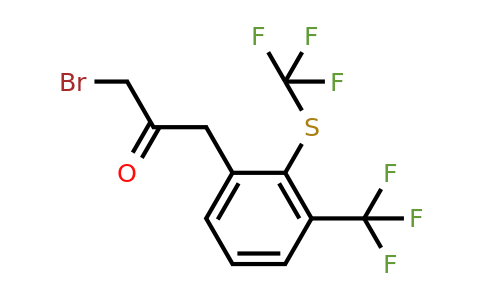 1805728-39-5 | 1-Bromo-3-(3-(trifluoromethyl)-2-(trifluoromethylthio)phenyl)propan-2-one