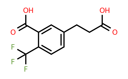 1805728-45-3 | 5-(2-Carboxyethyl)-2-(trifluoromethyl)benzoic acid