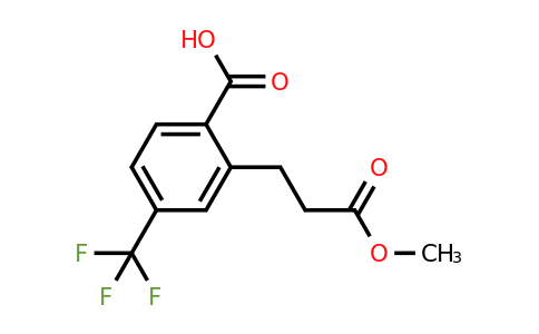 1805728-50-0 | 2-(3-Methoxy-3-oxopropyl)-4-(trifluoromethyl)benzoic acid