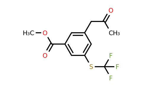 1805728-90-8 | Methyl 3-(2-oxopropyl)-5-(trifluoromethylthio)benzoate