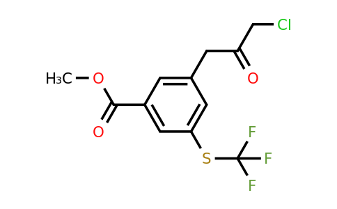 1805729-00-3 | Methyl 3-(3-chloro-2-oxopropyl)-5-(trifluoromethylthio)benzoate
