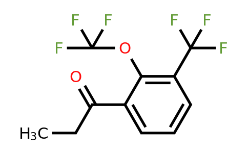 1805729-17-2 | 1-(2-(Trifluoromethoxy)-3-(trifluoromethyl)phenyl)propan-1-one