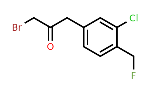 1805729-31-0 | 1-Bromo-3-(3-chloro-4-(fluoromethyl)phenyl)propan-2-one