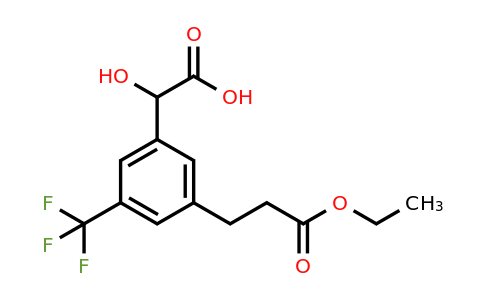 1805729-38-7 | 3-(3-Ethoxy-3-oxopropyl)-5-(trifluoromethyl)mandelic acid