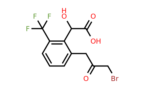 1805729-60-5 | 2-(3-Bromo-2-oxopropyl)-6-(trifluoromethyl)mandelic acid