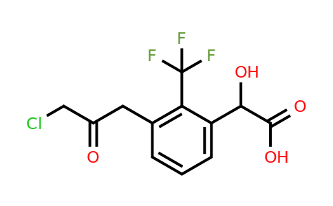 1805729-70-7 | 3-(3-Chloro-2-oxopropyl)-2-(trifluoromethyl)mandelic acid