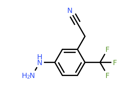 1805729-78-5 | 5-Hydrazinyl-2-(trifluoromethyl)phenylacetonitrile