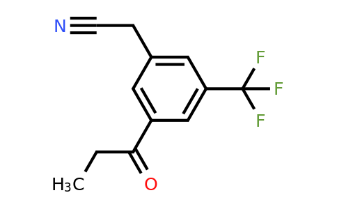1805729-93-4 | 3-Propionyl-5-(trifluoromethyl)phenylacetonitrile