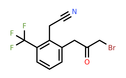 1805730-15-7 | 2-(3-Bromo-2-oxopropyl)-6-(trifluoromethyl)phenylacetonitrile