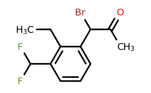 1805730-41-9 | 1-Bromo-1-(3-(difluoromethyl)-2-ethylphenyl)propan-2-one