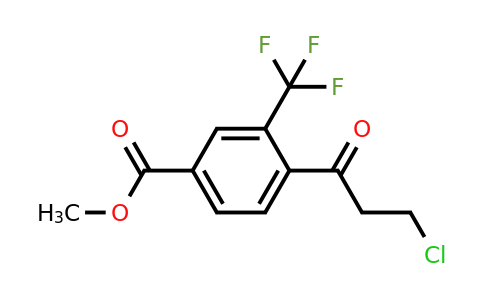 1805730-44-2 | Methyl 4-(3-chloropropanoyl)-3-(trifluoromethyl)benzoate
