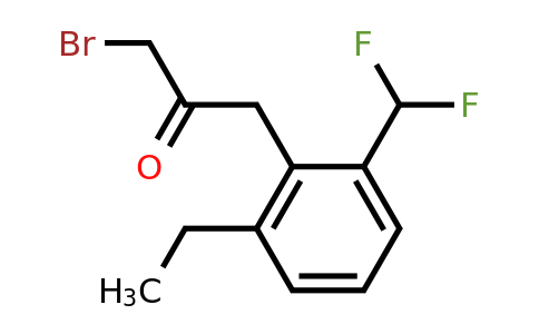 1805730-47-5 | 1-Bromo-3-(2-(difluoromethyl)-6-ethylphenyl)propan-2-one