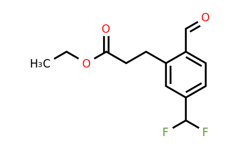 1805730-97-5 | Ethyl 5-(difluoromethyl)-2-formylphenylpropanoate