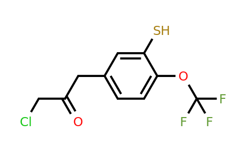 5-(3-Chloro-2-oxopropyl)-2-(trifluoromethoxy)thiophenol