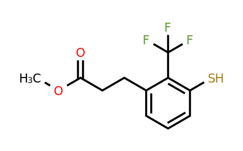 1805732-26-6 | Methyl 3-(3-mercapto-2-(trifluoromethyl)phenyl)propanoate