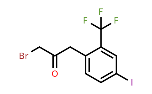 1805732-39-1 | 1-Bromo-3-(4-iodo-2-(trifluoromethyl)phenyl)propan-2-one