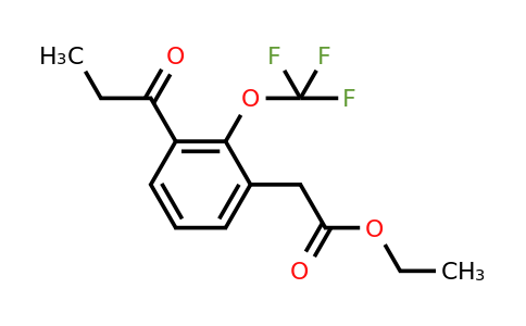 1805732-48-2 | Ethyl 3-propionyl-2-(trifluoromethoxy)phenylacetate