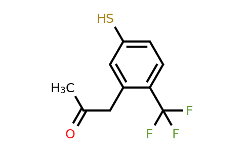 1805732-58-4 | 3-(2-Oxopropyl)-4-(trifluoromethyl)thiophenol