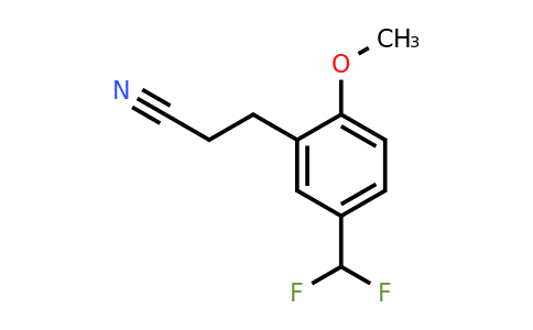 1805732-80-2 | 5-(Difluoromethyl)-2-methoxyphenylpropanenitrile