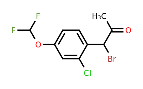 1805732-91-5 | 1-Bromo-1-(2-chloro-4-(difluoromethoxy)phenyl)propan-2-one