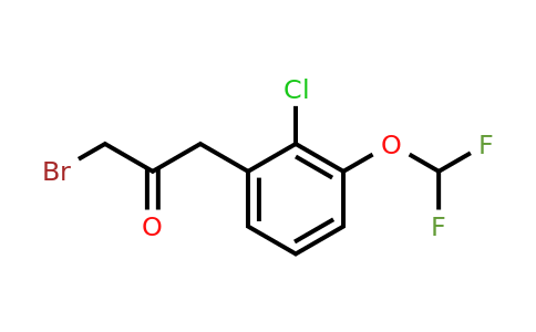 1805732-98-2 | 1-Bromo-3-(2-chloro-3-(difluoromethoxy)phenyl)propan-2-one