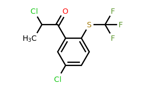 1805733-09-8 | 2-Chloro-1-(5-chloro-2-(trifluoromethylthio)phenyl)propan-1-one