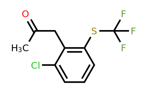 1805733-15-6 | 1-(2-Chloro-6-(trifluoromethylthio)phenyl)propan-2-one