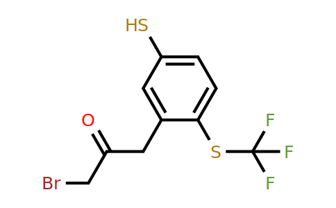 1805733-16-7 | 3-(3-Bromo-2-oxopropyl)-4-(trifluoromethylthio)thiophenol