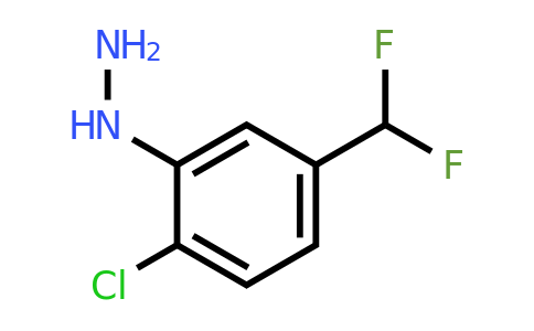 1805733-29-2 | 1-(2-Chloro-5-(difluoromethyl)phenyl)hydrazine