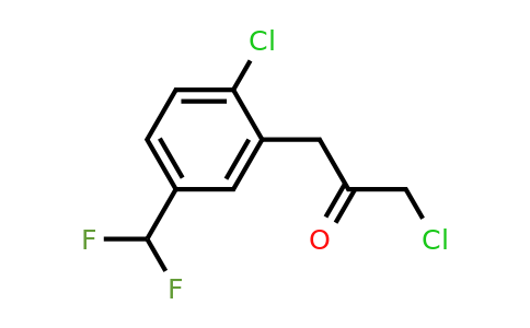 1805733-56-5 | 1-Chloro-3-(2-chloro-5-(difluoromethyl)phenyl)propan-2-one