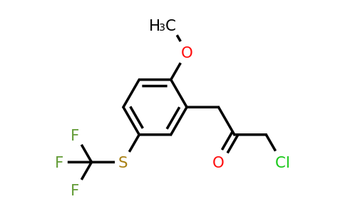 1805733-61-2 | 2-(3-Chloro-2-oxopropyl)-4-(trifluoromethylthio)anisole